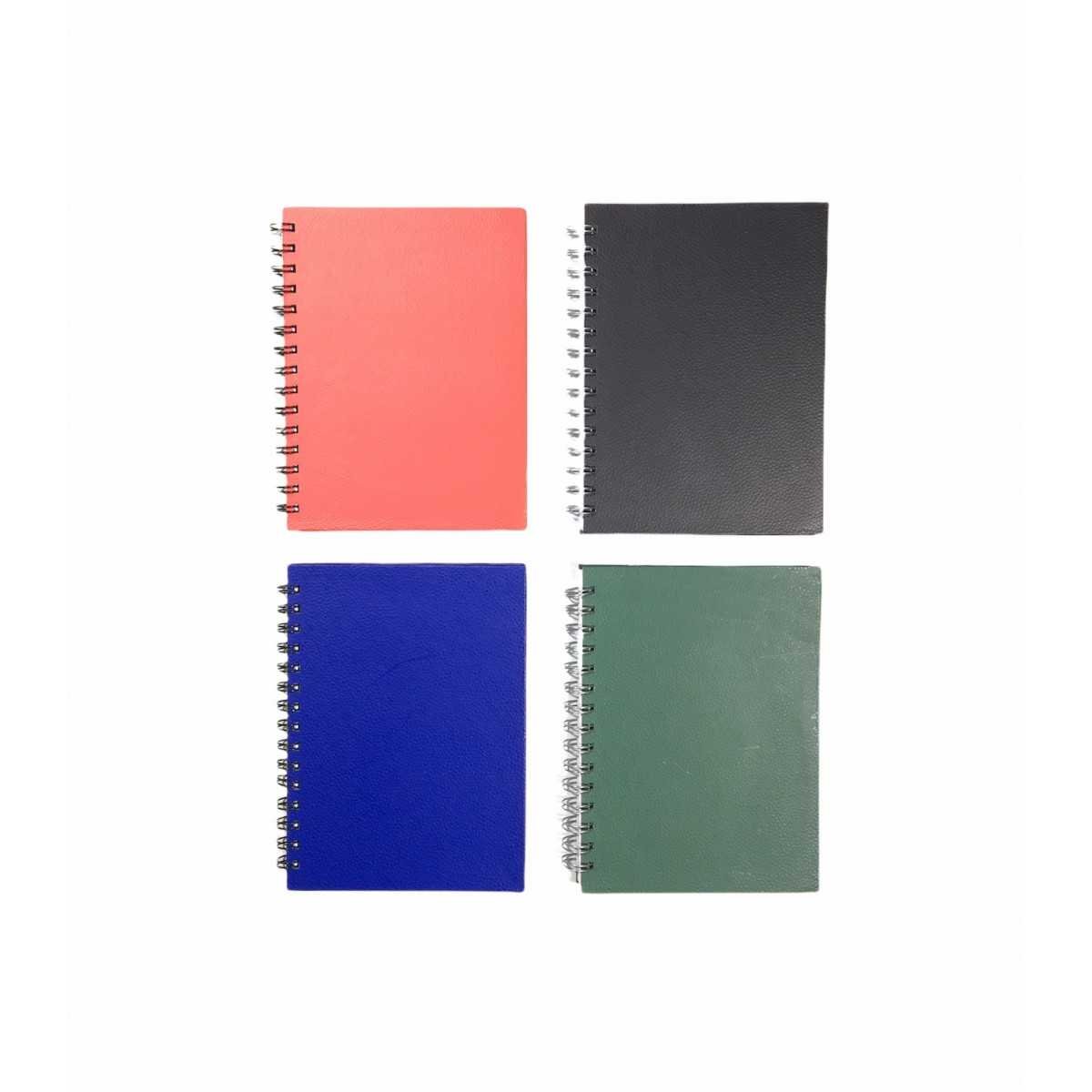 Cuaderno Con Espiral Tapa Dura A X Hjs Liso Paperland