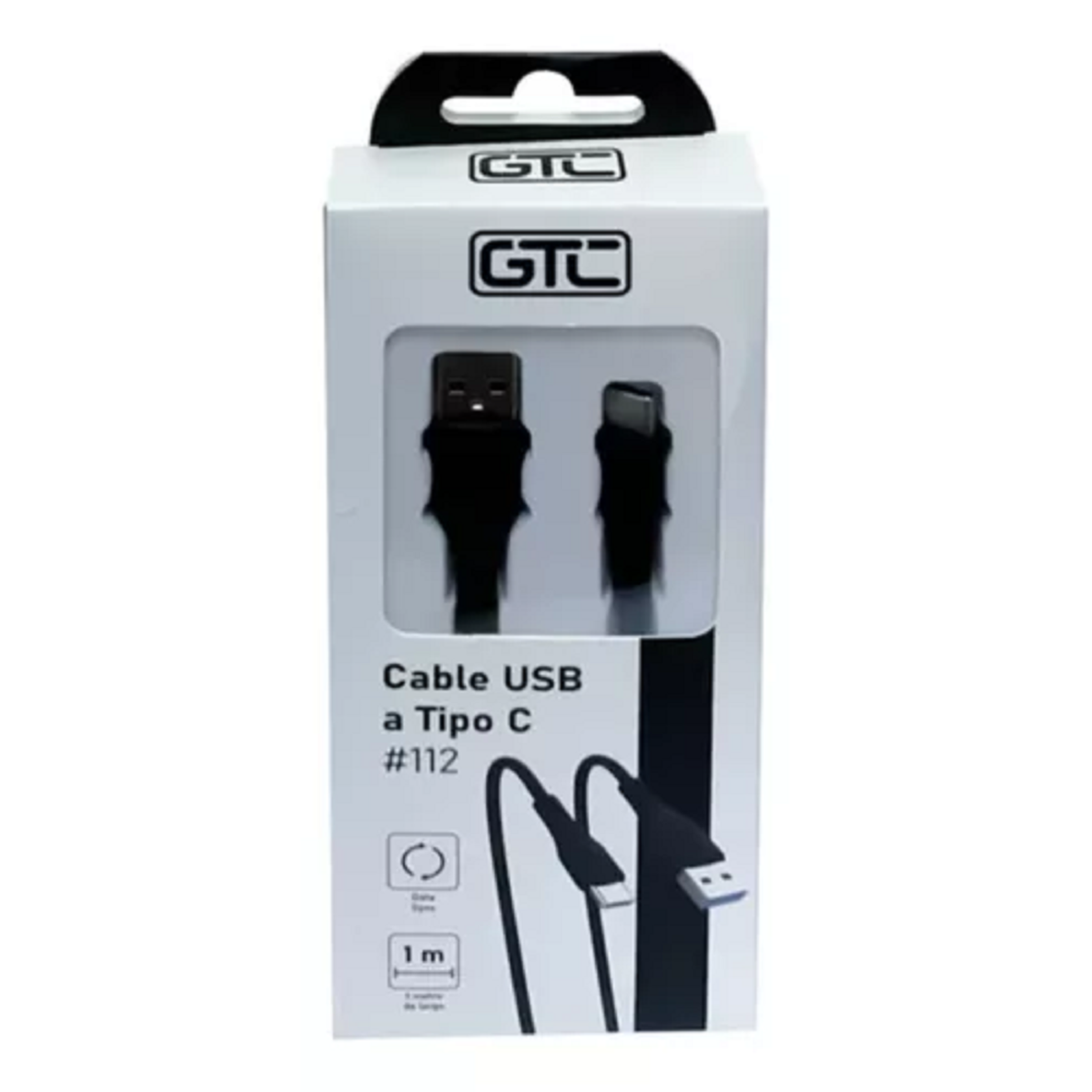 Cable Premium Conecta Usb Tipo A A Usb Tipo C Color Negro Gtc