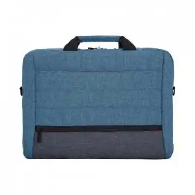 Maletín Laptop AZUL 15,6 pulgadas 3 cierres Onix
