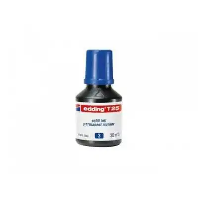 Tinta recarga T 25 marcador permanente AZUL x30 ml Edding