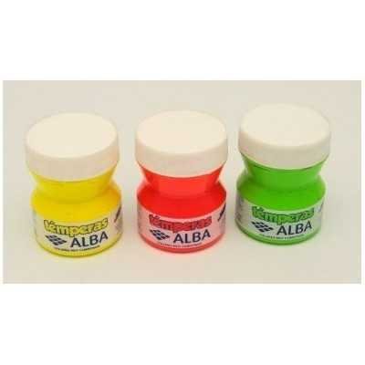 Tempera premium Flúo x 200 ml Alba