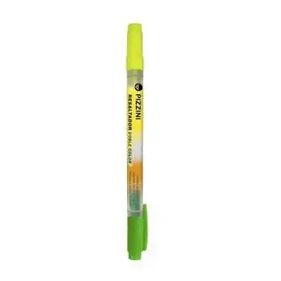 Resaltador doble punta Pizzini Amarillo - Verde