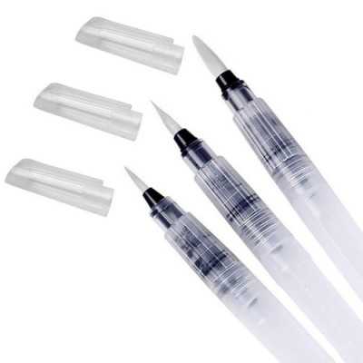 Set de 3 Pinceles Recargables Waterbrush Redondos (F/M/L) Artmate