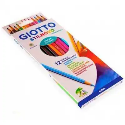 Lapices de colores acuarelables Stilnovo x12 unidades Giotto