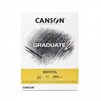 Block Ilustracion Bristol A4 de 180 gramos Graduate x20 hojas Canson
