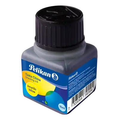 Tinta de Dibujo AMARILLO frasco x15 cc Pelikan