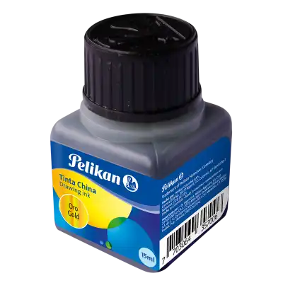 Tinta de Dibujo ORO frasco x15 cc Pelikan