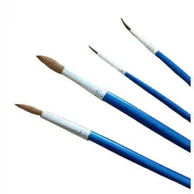 Set de Pinceles Pelo de Pony redondos x4 unidades StationeryImag