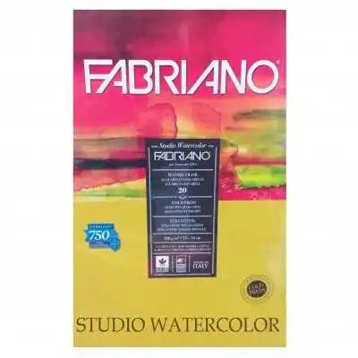 Block Acuarela 35x50 cm Watercolor de 300 grs x20 hojas Fabriano