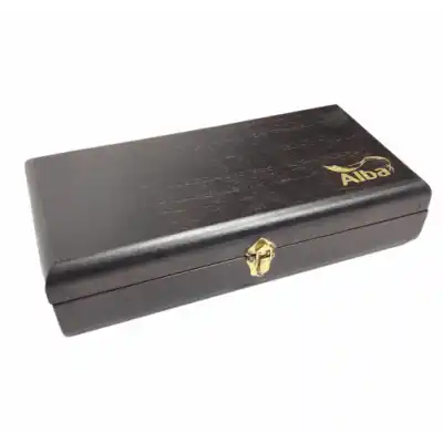 Valija Madera Acrilíco Profesional  x12 unidades de 18 ml Alba