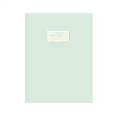 Cuaderno Acaballado 14x21 cm Verde Pastel x80 hojas rayadas Do Decorline