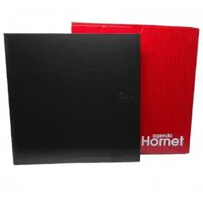 Agenda Semanal Hornet negro sin canto dorado indice fijo Morgan