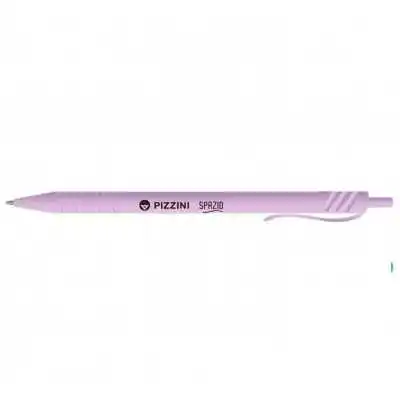 Boligrafo retráctil tinta azul Spazio cuerpo violeta pastel Pizzini