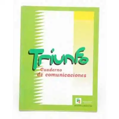 Cuaderno comunicaciones Triunfo