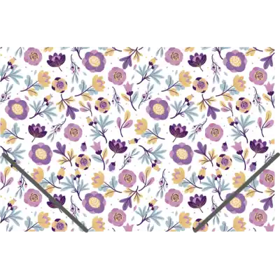 Carpeta Cartone Flores Doble Oficio Rideo