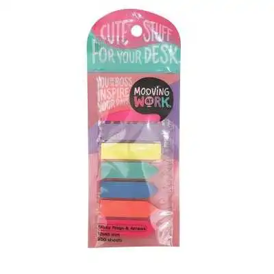 Set de 8 Banderitas señaladoras de 12x45mm x 200 unidades Mooving at workk