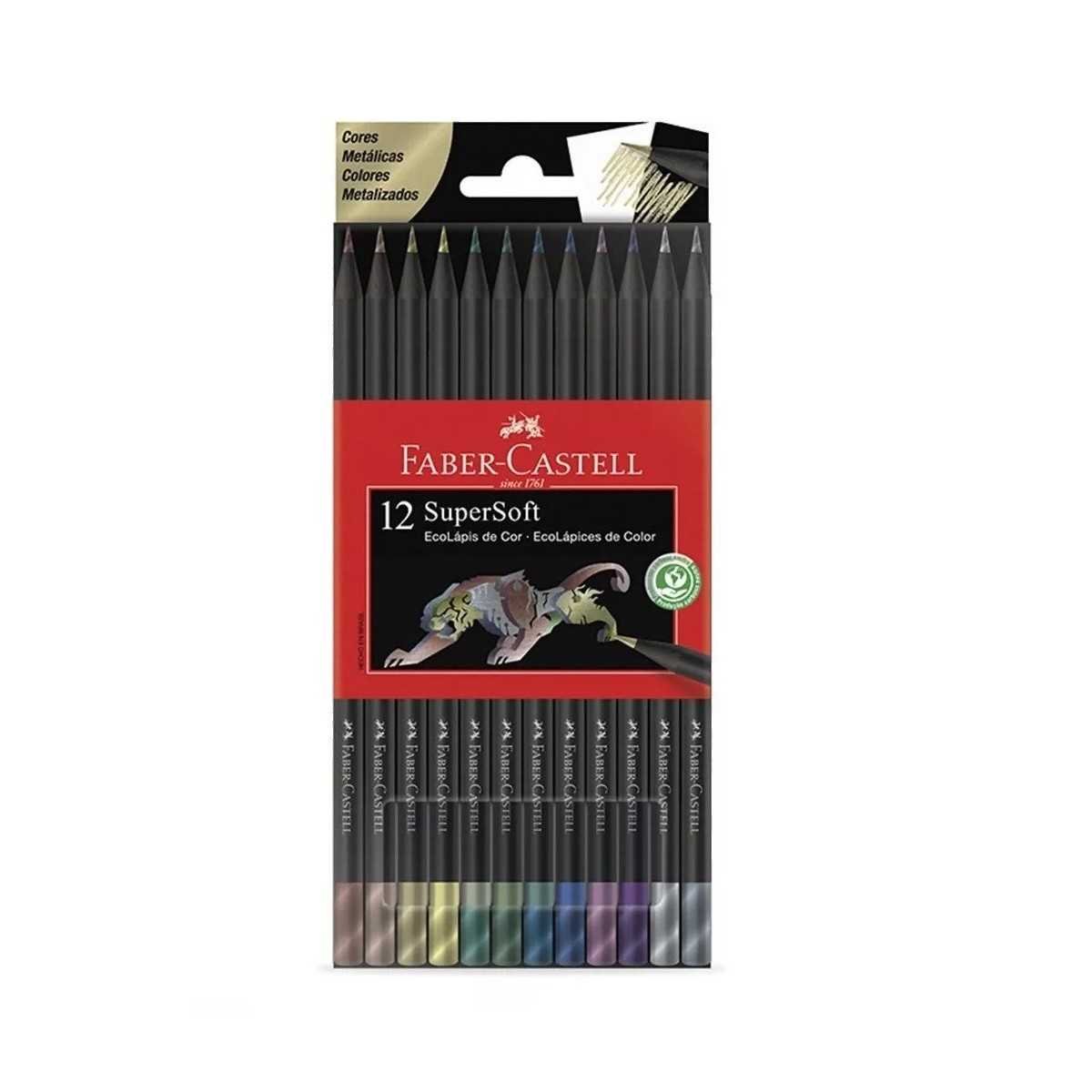 Colores Faber Castell Metalicos x 10