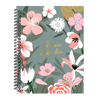 Cuaderno con espiral A4 tapa dura Nature 2 x 96 hojas rayado Onix