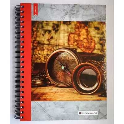 Cuaderno con espiral A4 tapa dura Travel x150 hojas rayado Cita Kit