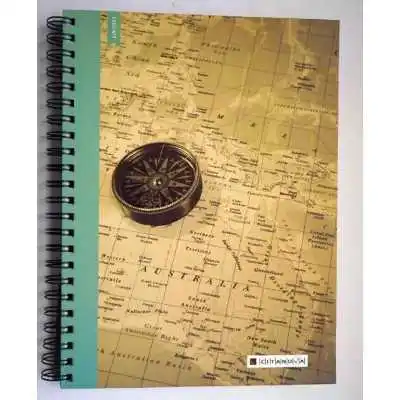 Cuaderno con espiral A4 tapa dura Travel x 150 hojas cuadriculado Cita Kit