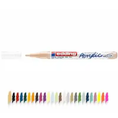 Marcador acrílico punta redonda Beige cálido E 5300 trazo fino (1-2 mm) Edding