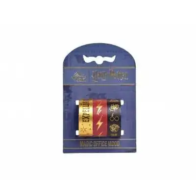 Cinta adhesiva washi tape de 1,5 cm x3 metros. Harry Potter x 3 unidades Mooving