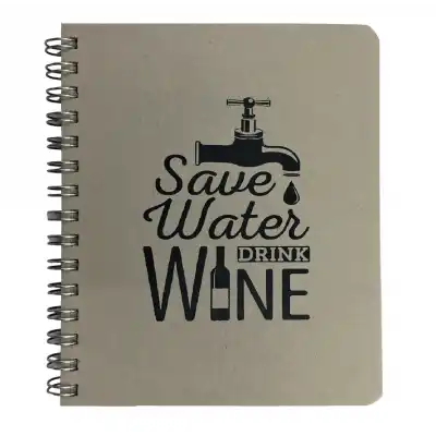 Cuaderno Carta Espiralado Ecológico x80 hojas lisas y tapa dura Paperland