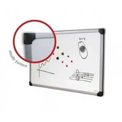 Pizarra 75x100 cm magnetica marco metal linea Empresa