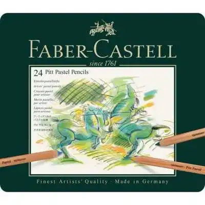 Lapiz Pitt Pastel x24 Colores Faber-Castell