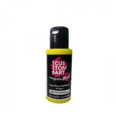 Pintura para Aerografia Hard Flúo amarillo (180) x50 ml Eterna
