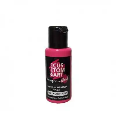 Pintura para Aerografia Hard Flúo rosa (182) x50 ml Eterna