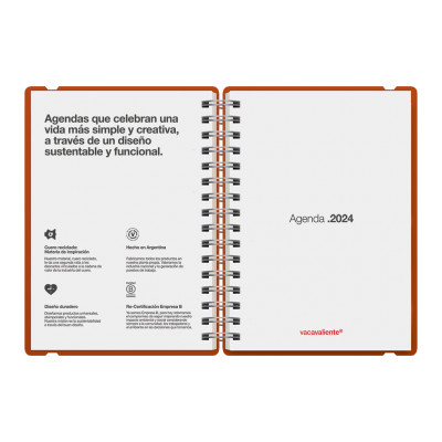 Agenda A5 PERPETUA- Valiente - Mar - Papelería Creativa