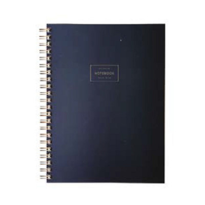 Cuaderno con espiral 18x25 cm hojas negro rayado Do Decorline