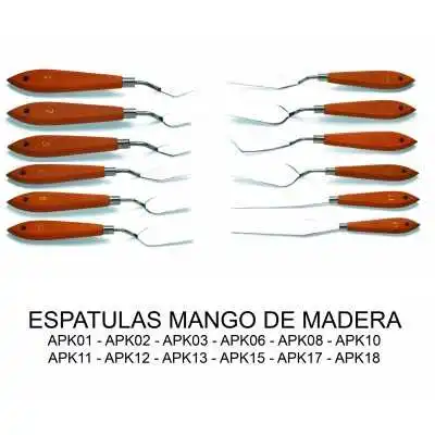 Espatula Mango de Madera (15) StationeryImag