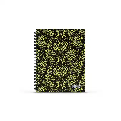 Cuaderno 16x21 cm con espiral tapa dura 47 Street I x 80 hojas rayado Mooving
