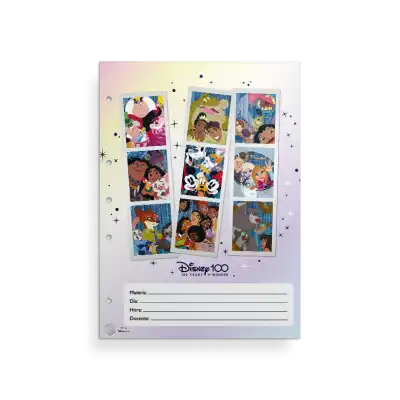 Separadores A4 Disney 100 años x6 materias Mooving