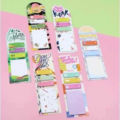 Sticky notes Ride the wave/ Roar/ Yum/ You got this/ explorer/take note block Wero