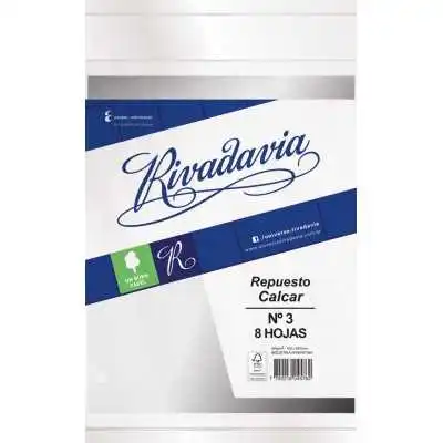 Repuesto Nº 3 calcar Rivadavia