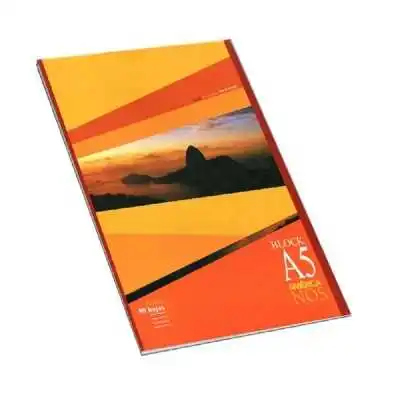 Block A5 emblocado rayado x80 hojas América