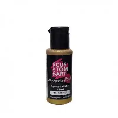 Pintura para Aerografía Oro Rico (105) x50 ml Eterna