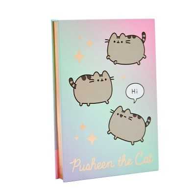 Block de Notas Pusheen con diseños varios en hoja y borde dorado Mooving