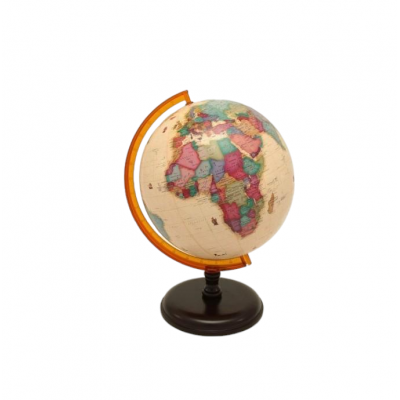 Globo terraqueo de 25cm base de plastico 25cm antiguo