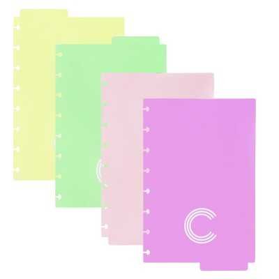 Divisores pastel A5 para Cuaderno inteligente x4 unidades We Ci