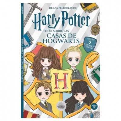 Libro Harry Potter todo sobre las casas de Hogwarts Vertice