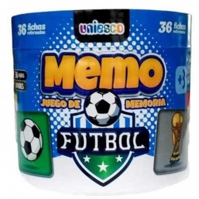 Memotest tarrito Fútbol x36 piezas Uniesco