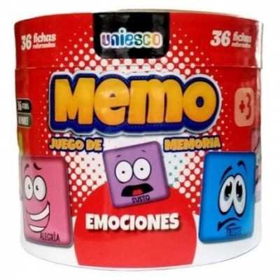 Memotest tarrito Emociones x36 piezas Uniesco