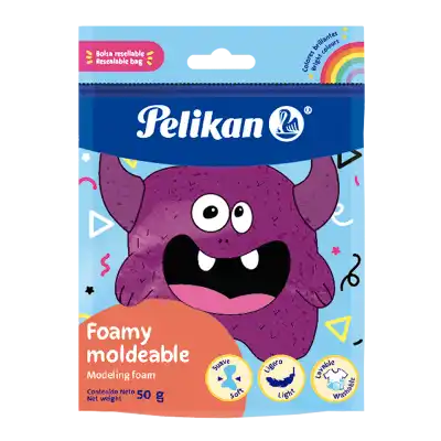Masa foamy moldeable Violeta x50 gramos Pelikan
