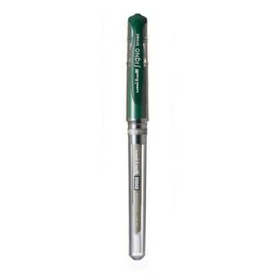 Roller Gel 1.0 mm Signo Broad verde UB-153 de 1mm Uni-ball