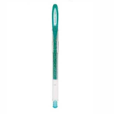 Roller Gel 1.0 mm Signo glitter verde UM-120 Uni-ball