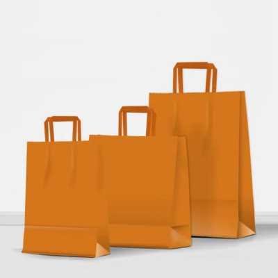 Bolsa regalo acuario Naranja 36x15x48cm Premium Pack